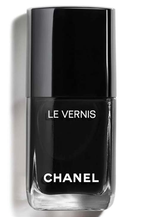 chanel le vernis pure black|More.